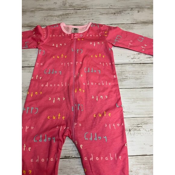 Floral So Happy Sleep n Plays Gerber 3 Piece Sleeper Set - Picture 6 of 10